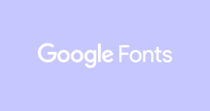 google fonts